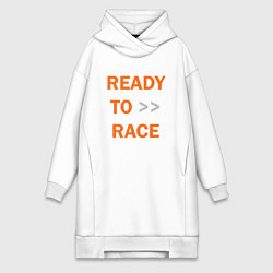 Женская толстовка-платье KTM READY TO RACE спина Z