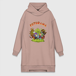 Женская толстовка-платье Slurm team