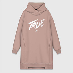 Женская толстовка-платье TRUE AVICII