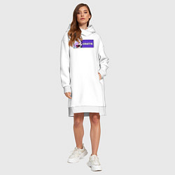 Женское худи-платье COLETTE ПЛАШКА, цвет: белый — фото 2