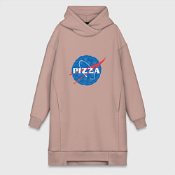 Женская толстовка-платье NASA Pizza