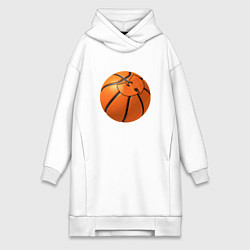 Женское худи-платье Basketball Wu-Tang, цвет: белый