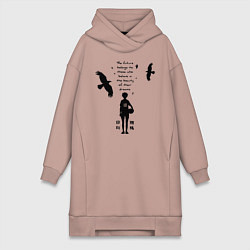 Женская толстовка-платье Будущее принадлежит тем кто верит в свои мечты Шоё