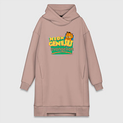 Женская толстовка-платье GARFIELD GENESIS EVANGELION