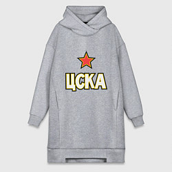 Женская толстовка-платье ЦСКА