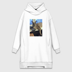 Женская толстовка-платье Big Floppa