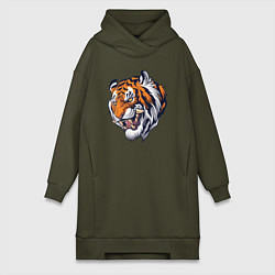 Женская толстовка-платье Jungle Tiger