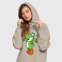 Женское худи-платье Yoshi, цвет: миндальный — фото 2