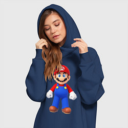 Женское худи-платье Mario, цвет: тёмно-синий — фото 2