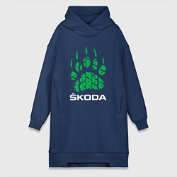 Женская толстовка-платье SKODA ШКОДА ХИЩНИК