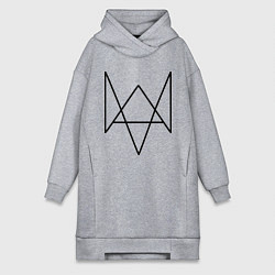 Женская толстовка-платье Watch Dogs