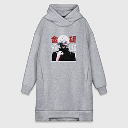 Женская толстовка-платье Токийский гуль Tokyo Ghoul, Ken Kaneki Канеки Кен