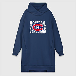 Женская толстовка-платье Монреаль Канадиенс, Montreal Canadiens