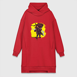 Женская толстовка-платье Big Boss whith gun