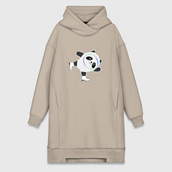 Женская толстовка-платье Китайское фигурное катание