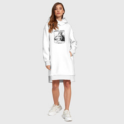 Женское худи-платье Мастера меча онлайн, Юки Асуна, цвет: белый — фото 2