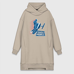 Женская толстовка-платье Ride Snowmobile