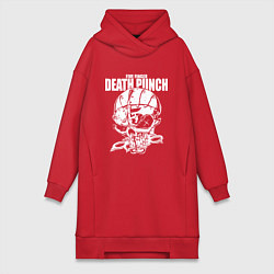 Женская толстовка-платье Five Finger Death Punch Groove metal