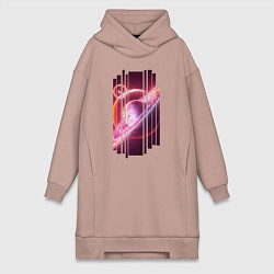 Женская толстовка-платье Моя Вселенная Космическое настроение