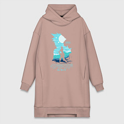 Женская толстовка-платье Клауд Страйф