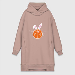 Женская толстовка-платье Basketball Bunny