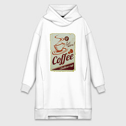 Женская толстовка-платье Coffee Cup Retro