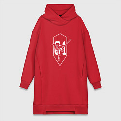 Женская толстовка-платье EVA 01 art