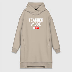 Женская толстовка-платье Учительский мод отключен
