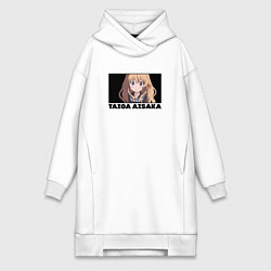Женская толстовка-платье Удивлённая Тайга Торадора