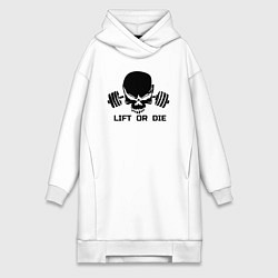 Женская толстовка-платье Lift or die