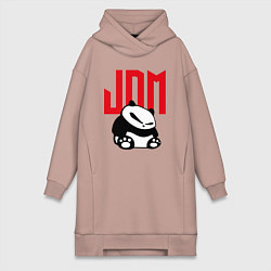 Женская толстовка-платье JDM Panda Japan Симпатяга