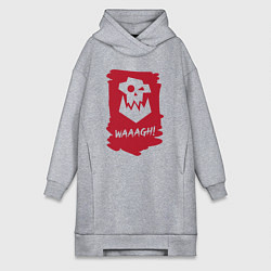 Женская толстовка-платье Орочий Вааагх! Горка и Морка
