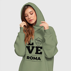 Женское худи-платье Roma Love Классика, цвет: авокадо — фото 2