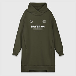 Женская толстовка-платье Bayer 04 Форма Чемпионов