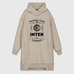 Женская толстовка-платье Inter: Football Club Number 1 Legendary