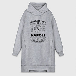 Женская толстовка-платье Napoli: Football Club Number 1 Legendary