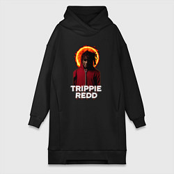 Женское худи-платье TRIPPIE REDD 1400, цвет: черный