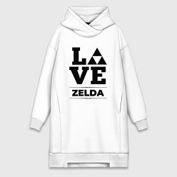 Женское худи-платье Zelda Love Classic, цвет: белый