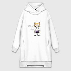 Женская толстовка-платье Full of neco arc