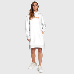 Женское худи-платье MEGADED, цвет: белый — фото 2