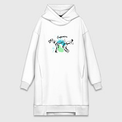 Женская толстовка-платье Капоэйра боевой танец