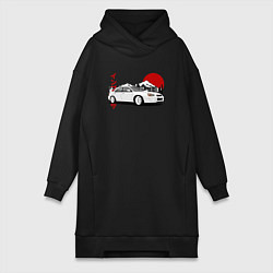Женская толстовка-платье Subaru Impreza WRX Sti Retro JDM