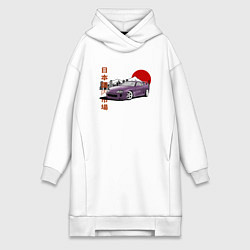 Женская толстовка-платье Toyota Supra A80 Mk4 Japan Legend
