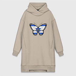 Женская толстовка-платье Бабочка - Израиль