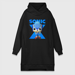 Женская толстовка-платье Funko pop Sonic