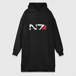 Женская толстовка-платье Mass Effect N7 - Logotype