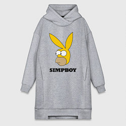 Женская толстовка-платье Simpboy - rabbit Homer