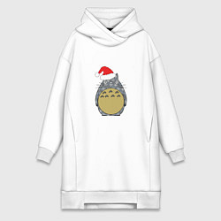 Женская толстовка-платье Totoro Santa