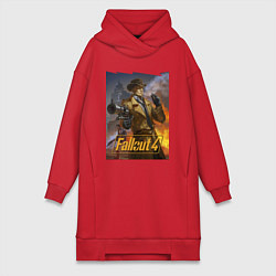 Женская толстовка-платье Fallout 4 Nick Valentine - character