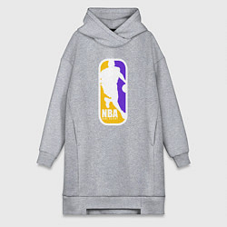 Женское худи-платье NBA Kobe Bryant, цвет: меланж